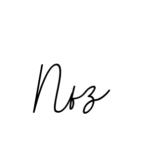 Also we have Nfz name is the best signature style. Create professional handwritten signature collection using BallpointsItalic-DORy9 autograph style. Nfz signature style 11 images and pictures png