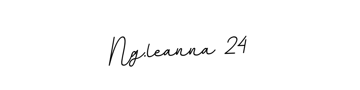 This is the best signature style for the Ng.leanna 24 name. Also you like these signature font (BallpointsItalic-DORy9). Mix name signature. Ng.leanna 24 signature style 11 images and pictures png