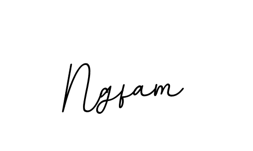 Ngfam stylish signature style. Best Handwritten Sign (BallpointsItalic-DORy9) for my name. Handwritten Signature Collection Ideas for my name Ngfam. Ngfam signature style 11 images and pictures png