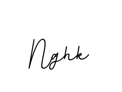 Create a beautiful signature design for name Nghk. With this signature (BallpointsItalic-DORy9) fonts, you can make a handwritten signature for free. Nghk signature style 11 images and pictures png