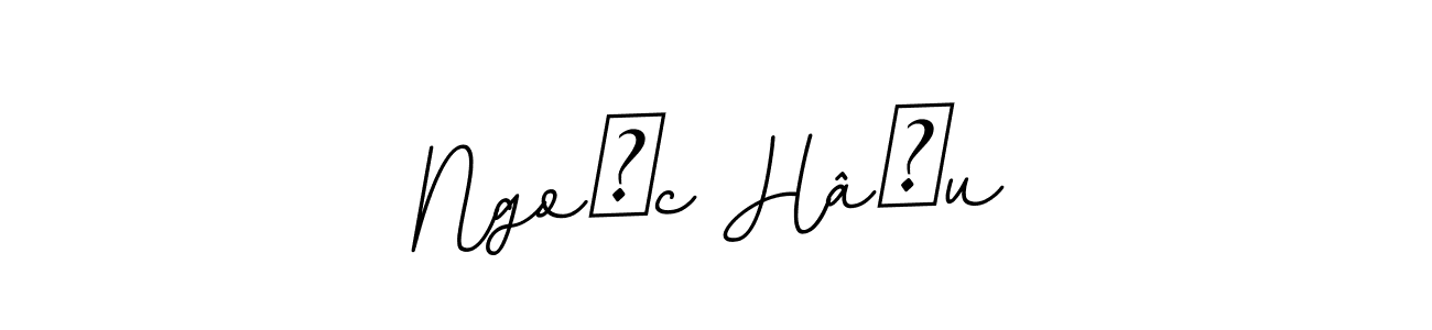 if you are searching for the best signature style for your name Ngọc Hậu. so please give up your signature search. here we have designed multiple signature styles  using BallpointsItalic-DORy9. Ngọc Hậu signature style 11 images and pictures png