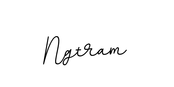 Design your own signature with our free online signature maker. With this signature software, you can create a handwritten (BallpointsItalic-DORy9) signature for name Ngtram. Ngtram signature style 11 images and pictures png