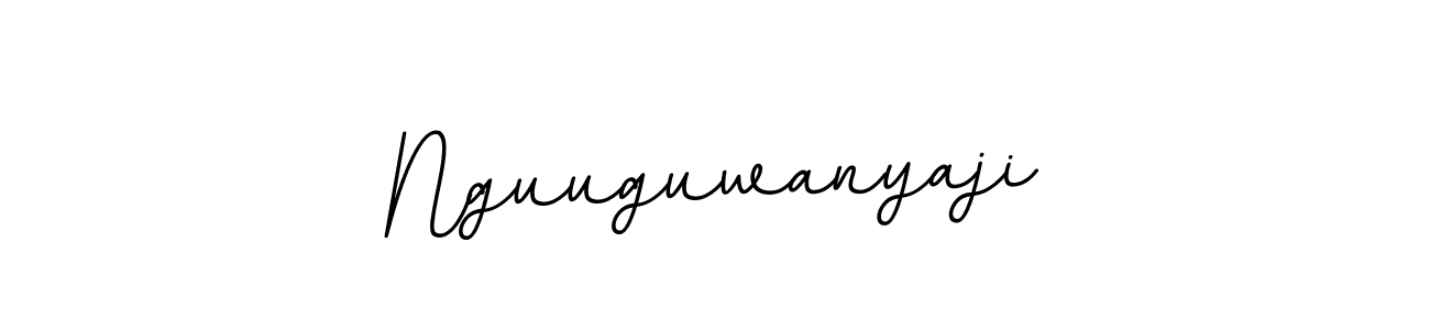 Nguuguwanyaji stylish signature style. Best Handwritten Sign (BallpointsItalic-DORy9) for my name. Handwritten Signature Collection Ideas for my name Nguuguwanyaji. Nguuguwanyaji signature style 11 images and pictures png