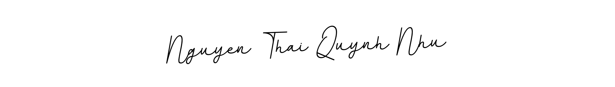 It looks lik you need a new signature style for name Nguyen Thai Quynh Nhu. Design unique handwritten (BallpointsItalic-DORy9) signature with our free signature maker in just a few clicks. Nguyen Thai Quynh Nhu signature style 11 images and pictures png