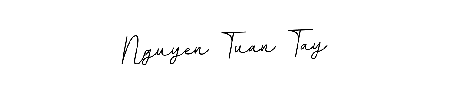 Create a beautiful signature design for name Nguyen Tuan Tay. With this signature (BallpointsItalic-DORy9) fonts, you can make a handwritten signature for free. Nguyen Tuan Tay signature style 11 images and pictures png