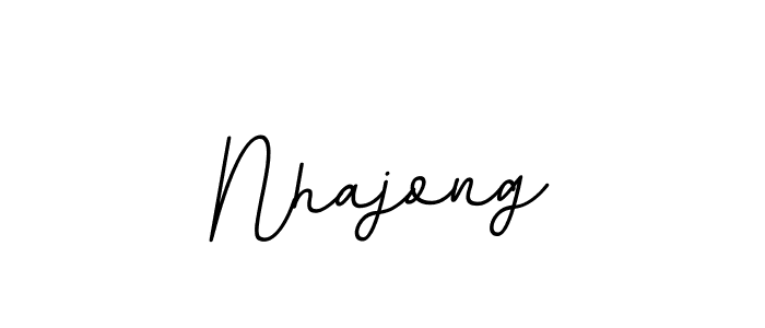 How to Draw Nhajong signature style? BallpointsItalic-DORy9 is a latest design signature styles for name Nhajong. Nhajong signature style 11 images and pictures png
