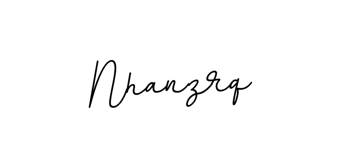 The best way (BallpointsItalic-DORy9) to make a short signature is to pick only two or three words in your name. The name Nhanzrq include a total of six letters. For converting this name. Nhanzrq signature style 11 images and pictures png