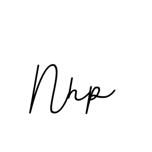 Create a beautiful signature design for name Nhp. With this signature (BallpointsItalic-DORy9) fonts, you can make a handwritten signature for free. Nhp signature style 11 images and pictures png