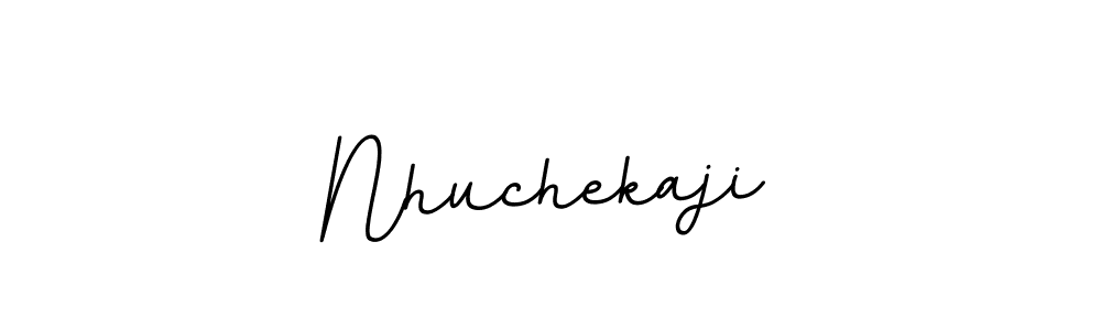 Create a beautiful signature design for name Nhuchekaji. With this signature (BallpointsItalic-DORy9) fonts, you can make a handwritten signature for free. Nhuchekaji signature style 11 images and pictures png