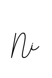 Also we have Ni name is the best signature style. Create professional handwritten signature collection using BallpointsItalic-DORy9 autograph style. Ni signature style 11 images and pictures png