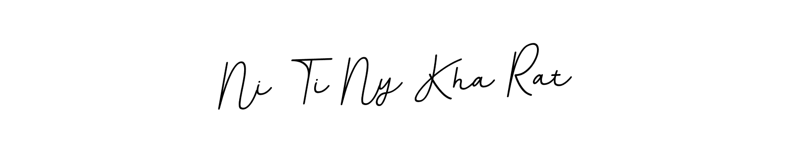 It looks lik you need a new signature style for name Ni Ti Ny Kha Rat. Design unique handwritten (BallpointsItalic-DORy9) signature with our free signature maker in just a few clicks. Ni Ti Ny Kha Rat signature style 11 images and pictures png