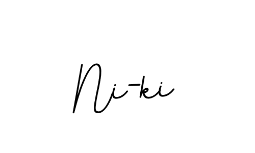 It looks lik you need a new signature style for name Ni-ki. Design unique handwritten (BallpointsItalic-DORy9) signature with our free signature maker in just a few clicks. Ni-ki signature style 11 images and pictures png