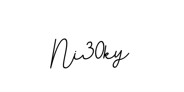 Also we have Ni30ky name is the best signature style. Create professional handwritten signature collection using BallpointsItalic-DORy9 autograph style. Ni30ky signature style 11 images and pictures png