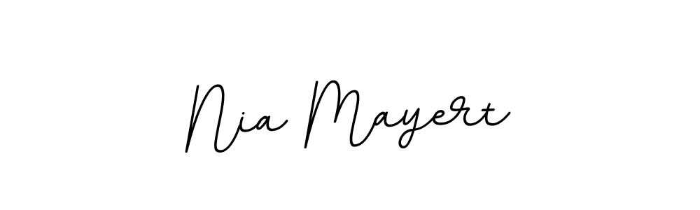 It looks lik you need a new signature style for name Nia Mayert. Design unique handwritten (BallpointsItalic-DORy9) signature with our free signature maker in just a few clicks. Nia Mayert signature style 11 images and pictures png