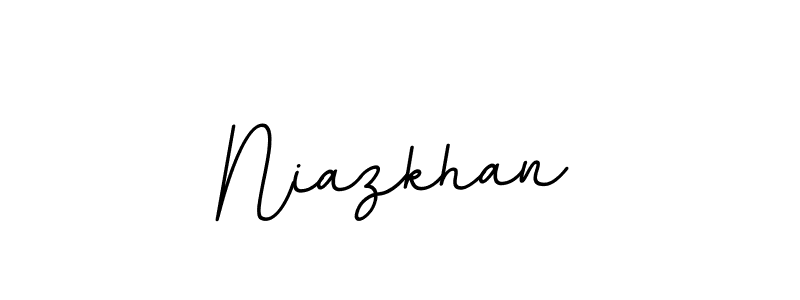 Niazkhan stylish signature style. Best Handwritten Sign (BallpointsItalic-DORy9) for my name. Handwritten Signature Collection Ideas for my name Niazkhan. Niazkhan signature style 11 images and pictures png