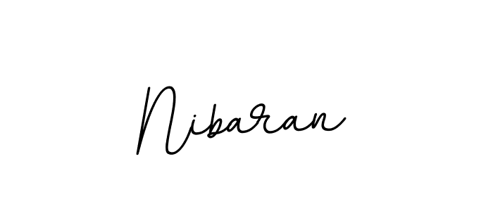 Use a signature maker to create a handwritten signature online. With this signature software, you can design (BallpointsItalic-DORy9) your own signature for name Nibaran. Nibaran signature style 11 images and pictures png