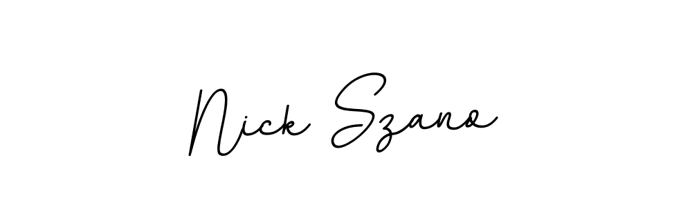 Also we have Nick Szano name is the best signature style. Create professional handwritten signature collection using BallpointsItalic-DORy9 autograph style. Nick Szano signature style 11 images and pictures png