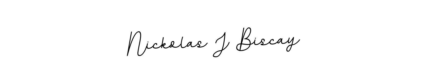 Similarly BallpointsItalic-DORy9 is the best handwritten signature design. Signature creator online .You can use it as an online autograph creator for name Nickolas J Biscay. Nickolas J Biscay signature style 11 images and pictures png