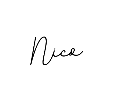 Best and Professional Signature Style for Nico. BallpointsItalic-DORy9 Best Signature Style Collection. Nico signature style 11 images and pictures png