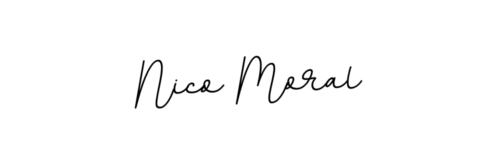 Best and Professional Signature Style for Nico Moral. BallpointsItalic-DORy9 Best Signature Style Collection. Nico Moral signature style 11 images and pictures png