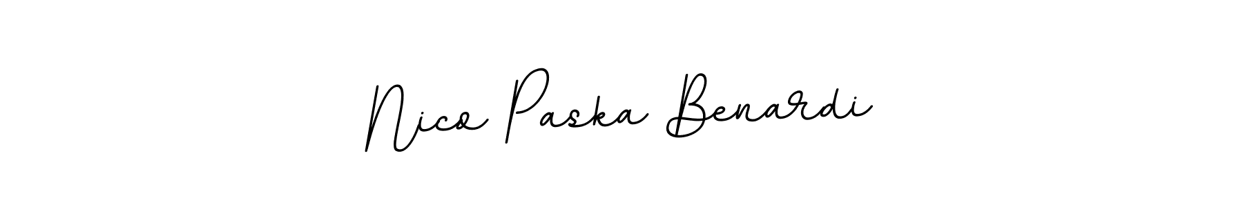 if you are searching for the best signature style for your name Nico Paska Benardi. so please give up your signature search. here we have designed multiple signature styles  using BallpointsItalic-DORy9. Nico Paska Benardi signature style 11 images and pictures png