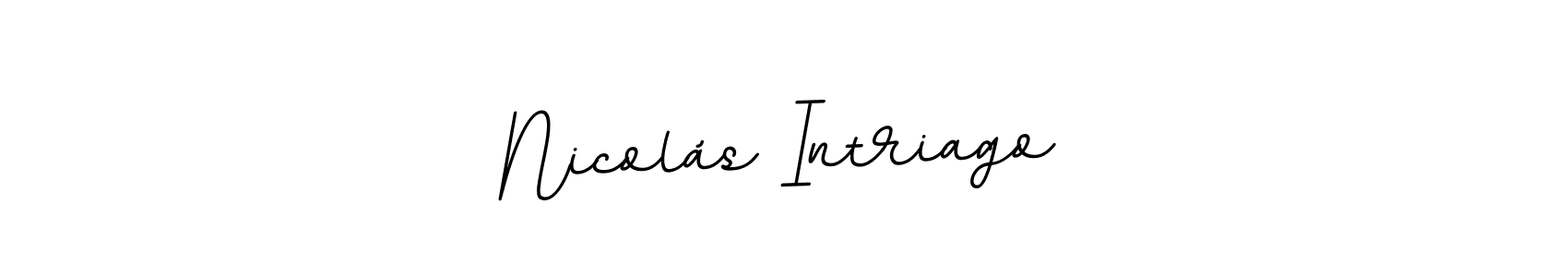 Also You can easily find your signature by using the search form. We will create Nicolás Intriago name handwritten signature images for you free of cost using BallpointsItalic-DORy9 sign style. Nicolás Intriago signature style 11 images and pictures png