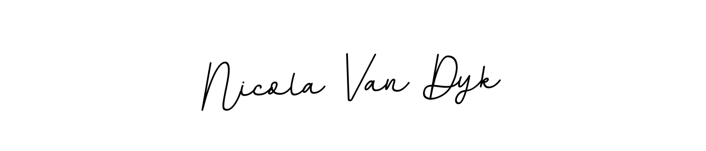 You can use this online signature creator to create a handwritten signature for the name Nicola Van Dyk. This is the best online autograph maker. Nicola Van Dyk signature style 11 images and pictures png