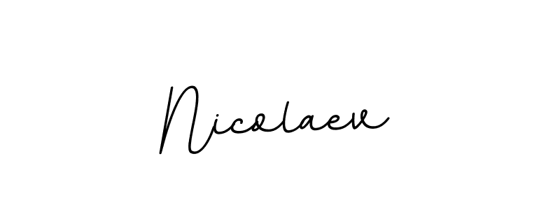 if you are searching for the best signature style for your name Nicolaev. so please give up your signature search. here we have designed multiple signature styles  using BallpointsItalic-DORy9. Nicolaev signature style 11 images and pictures png