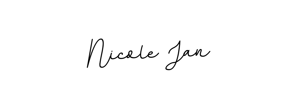 Check out images of Autograph of Nicole Jan name. Actor Nicole Jan Signature Style. BallpointsItalic-DORy9 is a professional sign style online. Nicole Jan signature style 11 images and pictures png