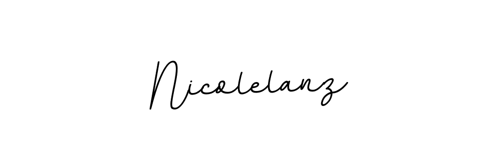 Similarly BallpointsItalic-DORy9 is the best handwritten signature design. Signature creator online .You can use it as an online autograph creator for name Nicolelanz. Nicolelanz signature style 11 images and pictures png