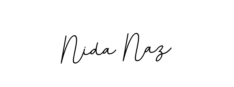 You should practise on your own different ways (BallpointsItalic-DORy9) to write your name (Nida Naz) in signature. don't let someone else do it for you. Nida Naz signature style 11 images and pictures png