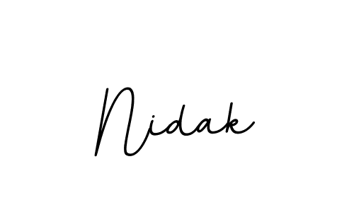 Make a beautiful signature design for name Nidak. Use this online signature maker to create a handwritten signature for free. Nidak signature style 11 images and pictures png