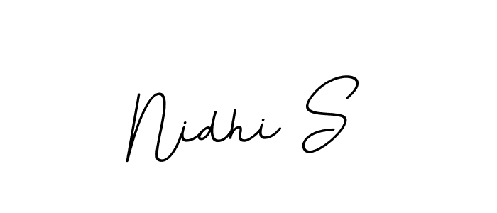 if you are searching for the best signature style for your name Nidhi S. so please give up your signature search. here we have designed multiple signature styles  using BallpointsItalic-DORy9. Nidhi S signature style 11 images and pictures png