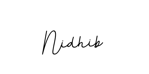 How to Draw Nidhib signature style? BallpointsItalic-DORy9 is a latest design signature styles for name Nidhib. Nidhib signature style 11 images and pictures png