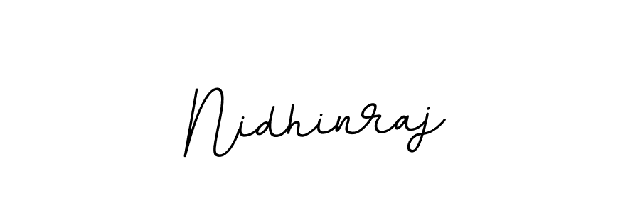 The best way (BallpointsItalic-DORy9) to make a short signature is to pick only two or three words in your name. The name Nidhinraj include a total of six letters. For converting this name. Nidhinraj signature style 11 images and pictures png