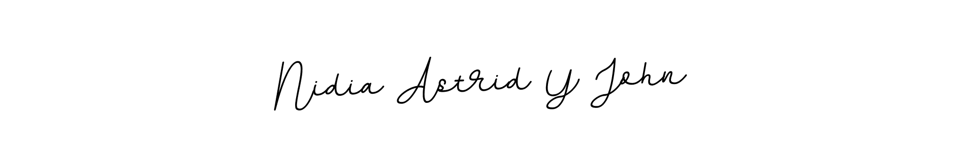 if you are searching for the best signature style for your name Nidia Astrid Y John. so please give up your signature search. here we have designed multiple signature styles  using BallpointsItalic-DORy9. Nidia Astrid Y John signature style 11 images and pictures png