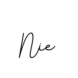 Create a beautiful signature design for name Nie. With this signature (BallpointsItalic-DORy9) fonts, you can make a handwritten signature for free. Nie signature style 11 images and pictures png