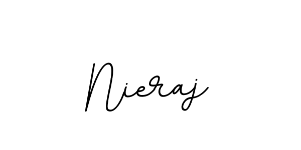Create a beautiful signature design for name Nieraj. With this signature (BallpointsItalic-DORy9) fonts, you can make a handwritten signature for free. Nieraj signature style 11 images and pictures png