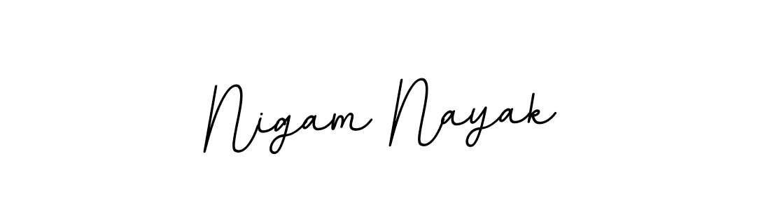 Nigam Nayak stylish signature style. Best Handwritten Sign (BallpointsItalic-DORy9) for my name. Handwritten Signature Collection Ideas for my name Nigam Nayak. Nigam Nayak signature style 11 images and pictures png