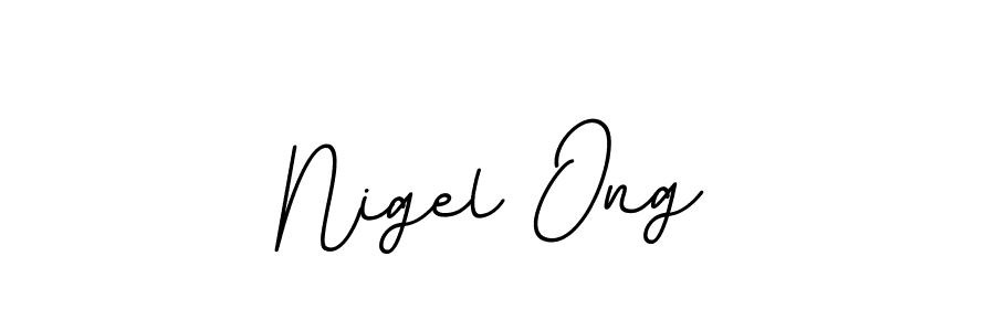 Create a beautiful signature design for name Nigel Ong. With this signature (BallpointsItalic-DORy9) fonts, you can make a handwritten signature for free. Nigel Ong signature style 11 images and pictures png