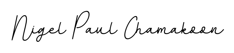 Create a personalized artistic stamp with Nigel Paul Chamakoon in BallpointsItalic-DORy9 font. Perfect for visual artists, designers, and influencers. Nigel Paul Chamakoon signature style 11 images and pictures png