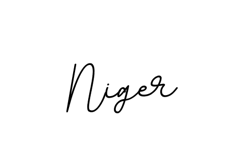 Design your own signature with our free online signature maker. With this signature software, you can create a handwritten (BallpointsItalic-DORy9) signature for name Niger. Niger signature style 11 images and pictures png