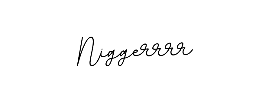 Make a beautiful signature design for name Niggerrrr. With this signature (BallpointsItalic-DORy9) style, you can create a handwritten signature for free. Niggerrrr signature style 11 images and pictures png