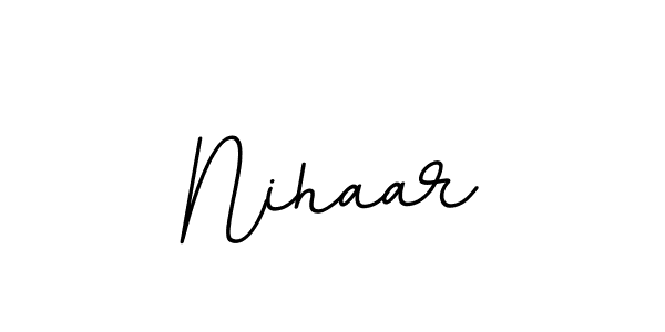 It looks lik you need a new signature style for name Nihaar. Design unique handwritten (BallpointsItalic-DORy9) signature with our free signature maker in just a few clicks. Nihaar signature style 11 images and pictures png