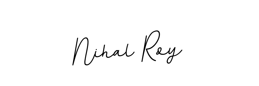 Also You can easily find your signature by using the search form. We will create Nihal Roy name handwritten signature images for you free of cost using BallpointsItalic-DORy9 sign style. Nihal Roy signature style 11 images and pictures png