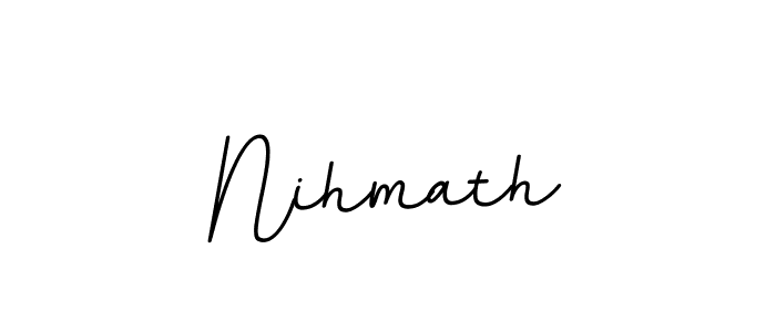 Similarly BallpointsItalic-DORy9 is the best handwritten signature design. Signature creator online .You can use it as an online autograph creator for name Nihmath. Nihmath signature style 11 images and pictures png