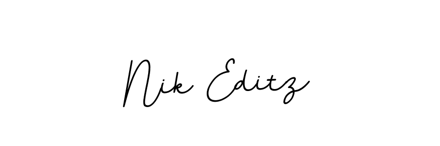Also You can easily find your signature by using the search form. We will create Nik Editz name handwritten signature images for you free of cost using BallpointsItalic-DORy9 sign style. Nik Editz signature style 11 images and pictures png