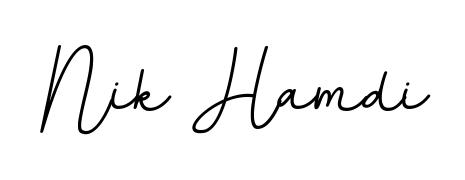 Make a beautiful signature design for name Nik Hamdi. Use this online signature maker to create a handwritten signature for free. Nik Hamdi signature style 11 images and pictures png