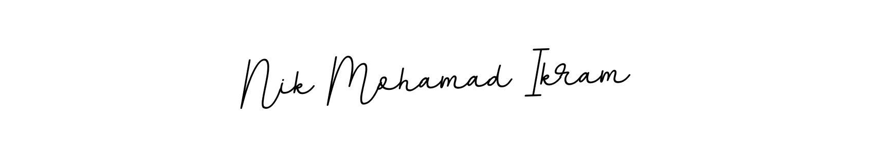 How to Draw Nik Mohamad Ikram signature style? BallpointsItalic-DORy9 is a latest design signature styles for name Nik Mohamad Ikram. Nik Mohamad Ikram signature style 11 images and pictures png