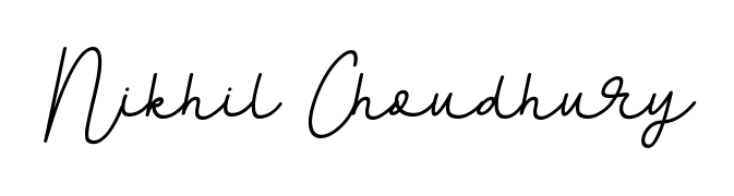 Make a beautiful signature design for name Nikhil Choudhury. With this signature (BallpointsItalic-DORy9) style, you can create a handwritten signature for free. Nikhil Choudhury signature style 11 images and pictures png